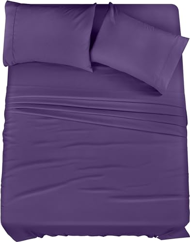 Utopia Bedding Queen Sheet Set 4 Piece Bed Sheets