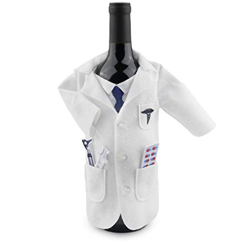 White Coat Wine Bag