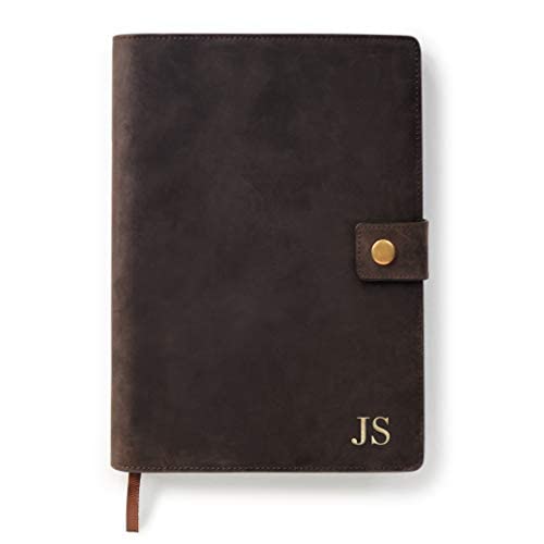 Monogrammed Leather Journal