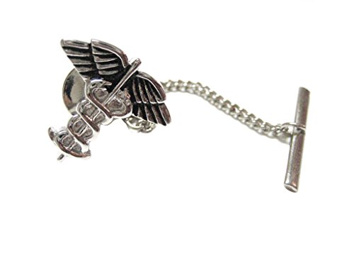 Caduceus Tie Clip