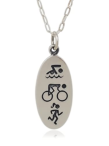 Triathlon Silver Necklace