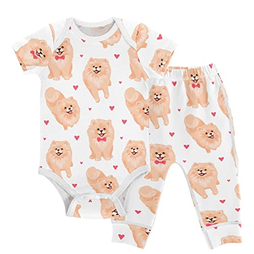 Pomeranian Baby Bodysuit