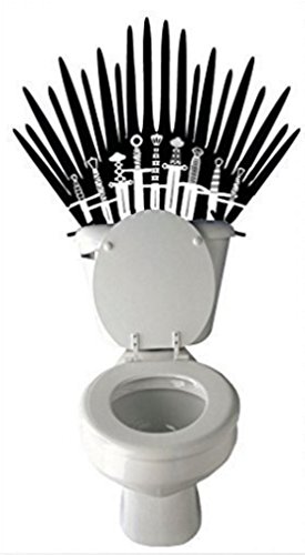 Iron Throne Toilet Decal Sticker