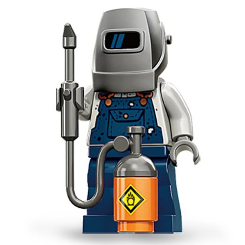 LEGO Welder Mini Figure