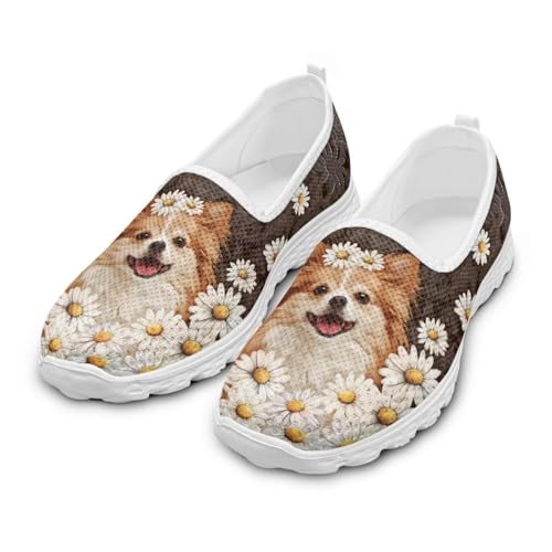 Pomeranian Flower Shoes