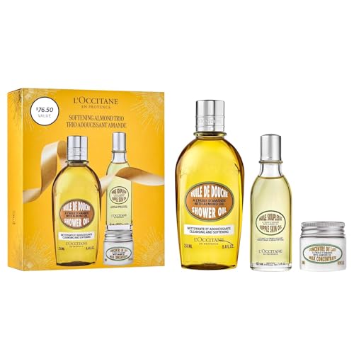 L Occitane Softening Almond Trio Gift Set