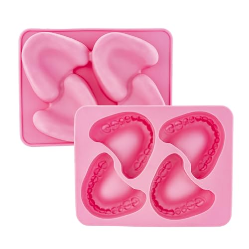 Denture-Shaped Ice Cubes