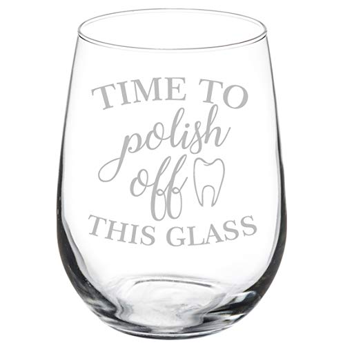 Dental Hygienist Wine Glass