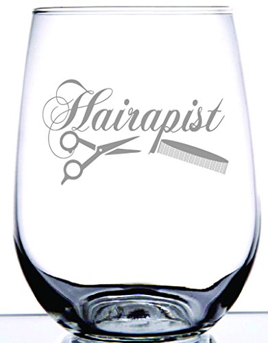 Hairapist Wine Glass