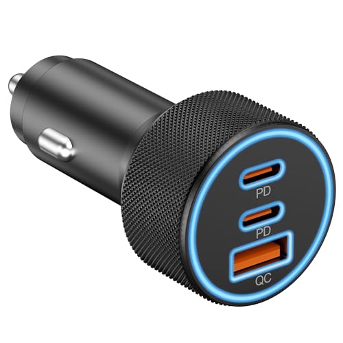 67W 3-Port Fast Car Charger