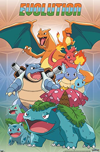 Blastoise VS Charizard Poster