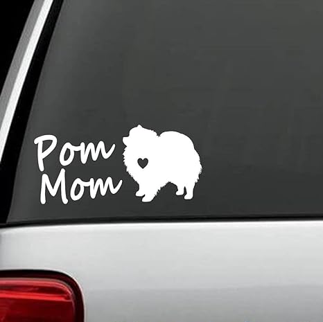 Pom Mom Car Decal