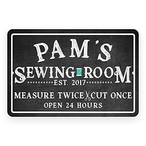 Personalized Sewing Room Sign
