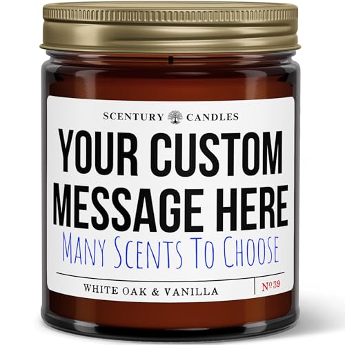 Personalized Scented Candle