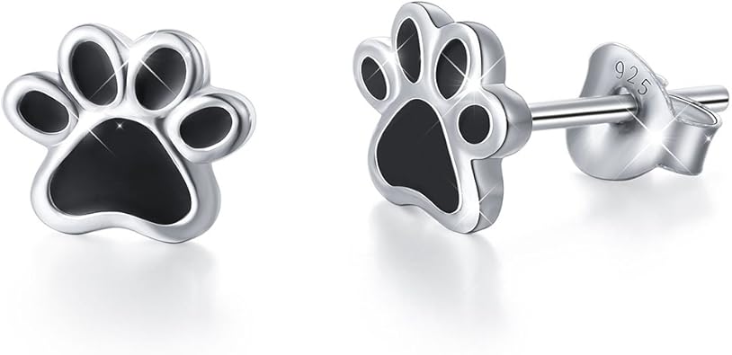 Dog Paw Earrings