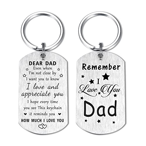 #1 Dad Key Chain
