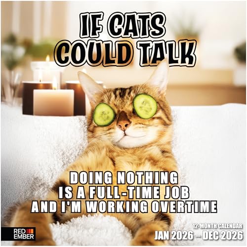 If Cats Could Talk 2026 Wall Calendar