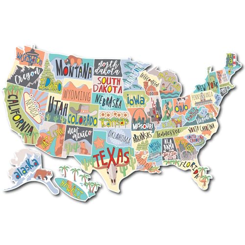 States Visited RV decal