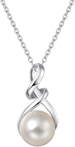 Engraved Pearl Necklace