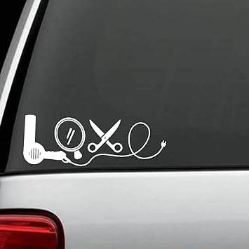 Hairdresser Car Decal