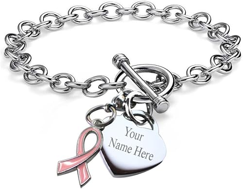 Personalized Cancer Awareness Bracelet