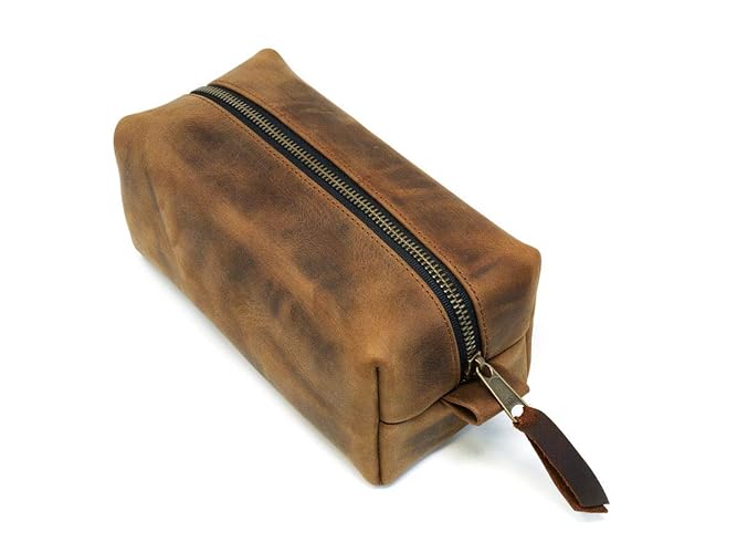 Personalized Leather Toiletry bag