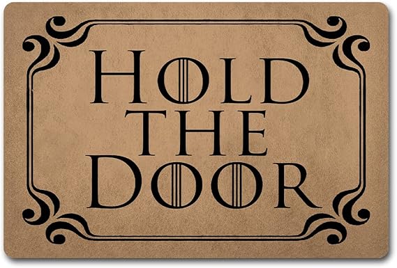 Hold The Door Mat