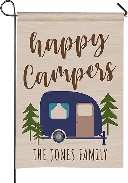 Personalized RV Family Flag