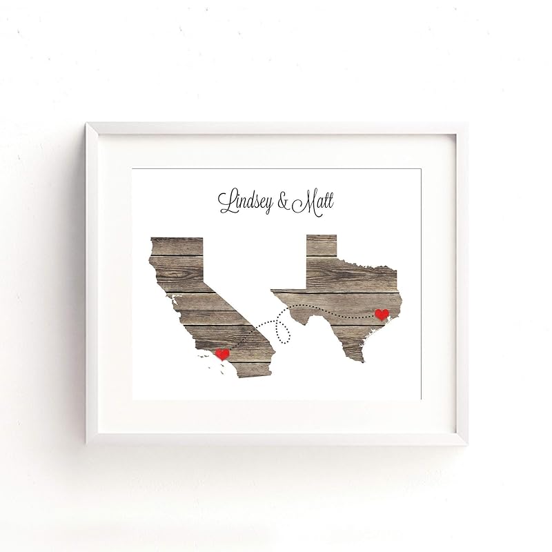 Any 2 States Wall Art