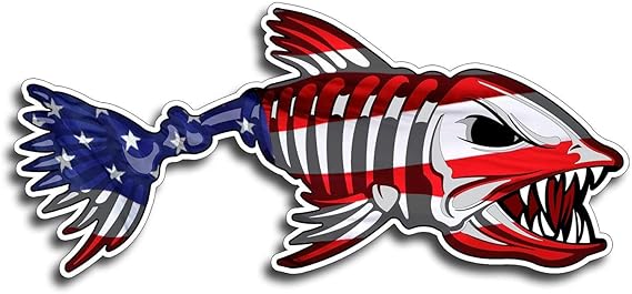 USA Bone Fish Sticker