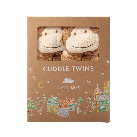 Cute Twin Monkey Blankies