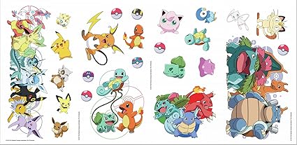Pokemon Wall Decal Set