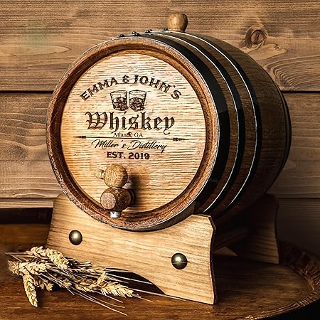 Custom Engraved Whiskey Barrel