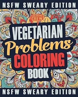 Vegetarian Problems Coloring Book