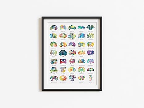 Brain Art Poster