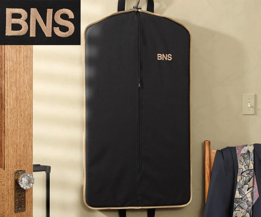 Embroidered Garment Bag