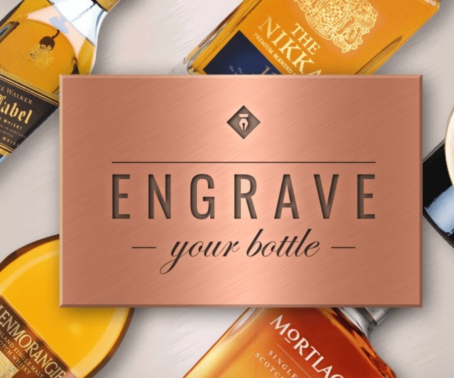 Engraved Alcoholic Bottle