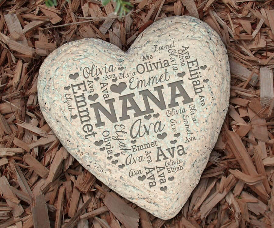 Engraved Garden Stone