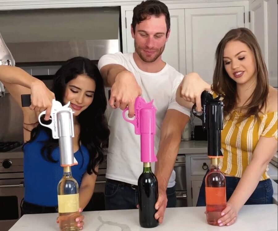 Gun Wine Opener