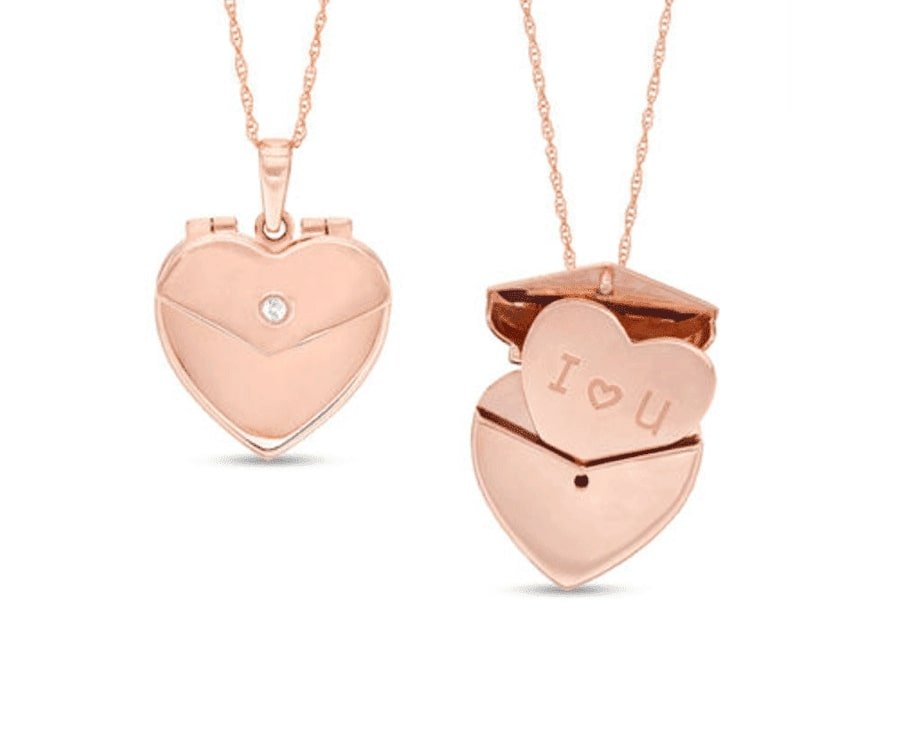 Heart Envelope Locket