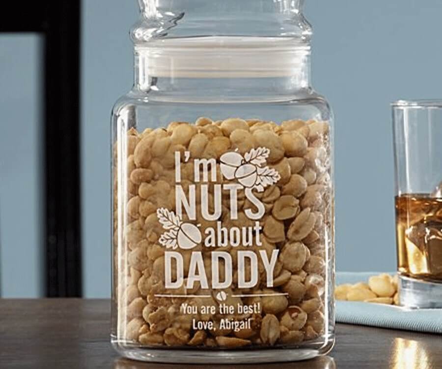 Nuts About Dad Jar