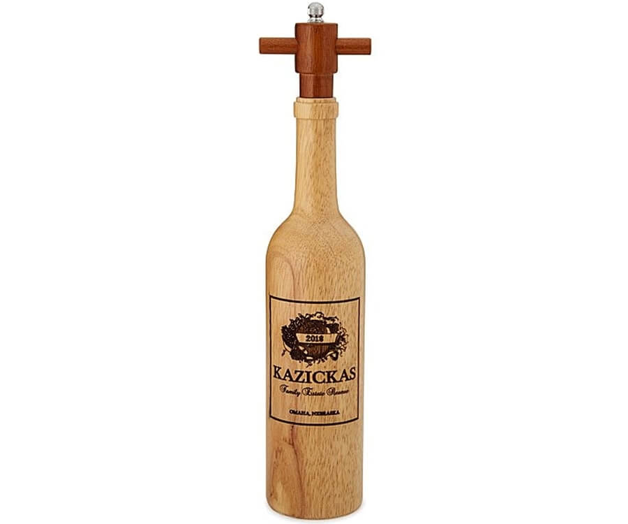 Wine Bottle Pepper Mill