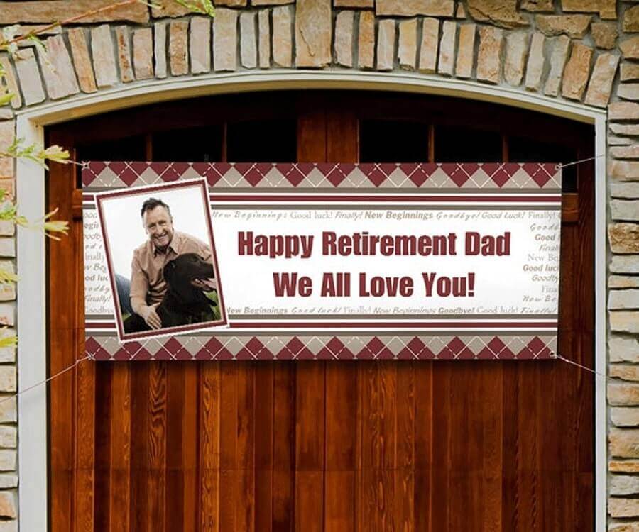 Personalized Retirement Banner