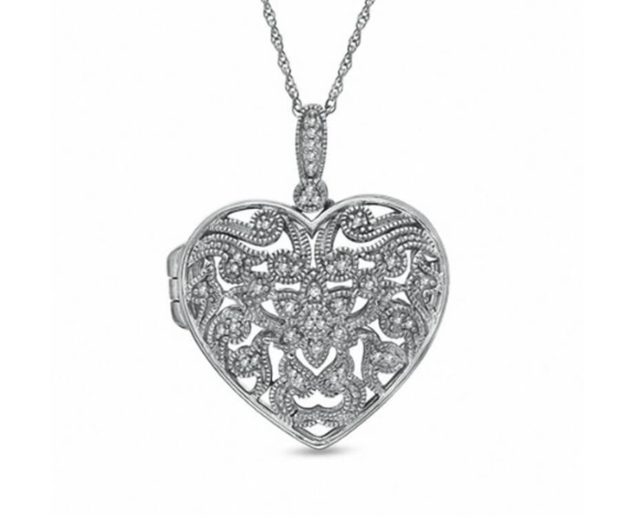 Silver Sterling Heart Locket