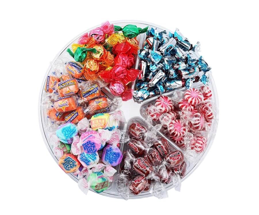 sugar free candy gift tray