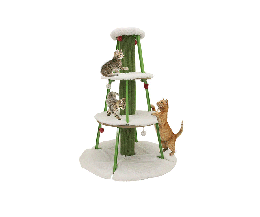 chirstmas tree cat scratcher